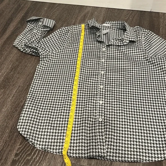 Chico’s houndstooth blouse, size -3 - Picture 11 of 11